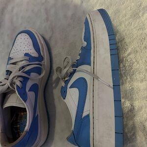 Nike elevate Jordan 1 se blue and white